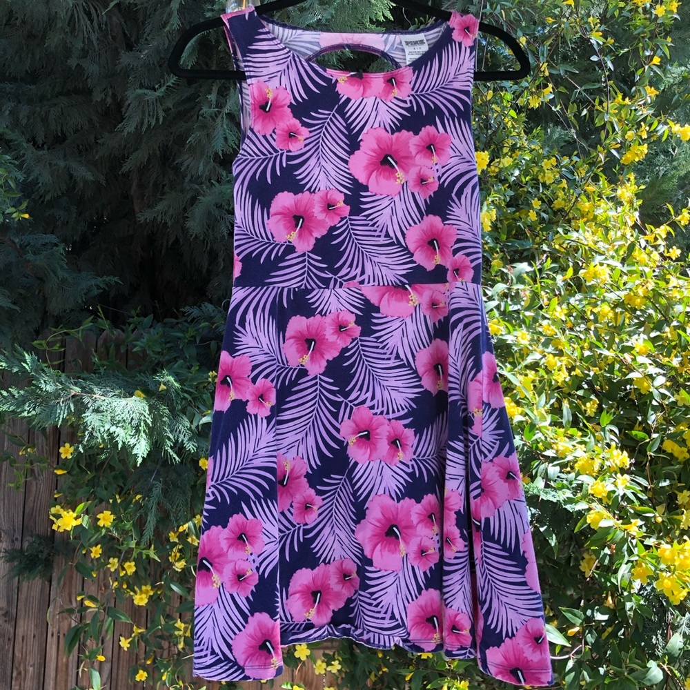 PINK floral dress